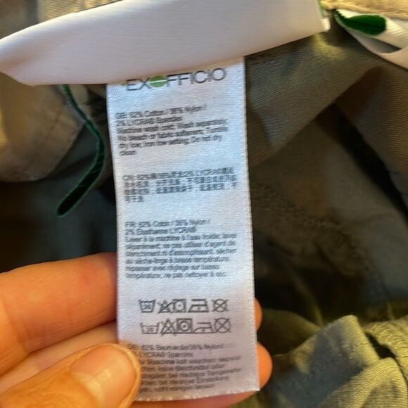 Exofficio Mens Army Green Insect Shield Pants - Picture 14 of 16